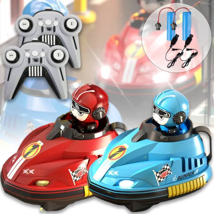 Радіокеровані машинки 2 шт на пульті з водителем, що катапультується Go Kart