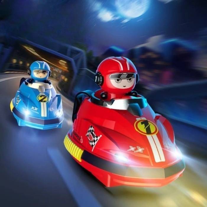 Радіокеровані машинки 2 шт на пульті з водителем, що катапультується Go Kart