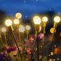 Уличный садовый фонарь 70 см 2 шт на солнечной батарее Светлячок 6 LED 202413 Теплый белый
