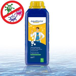 Швидкодіючий рідкий альгіцид проти водоростей у басейні 1 л Aquadoctor AC Mix