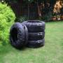 Комплект защитных для автомобильных шин размера "L" 80 см Black R18-R20