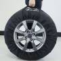 Комплект защитных для автомобильных шин размера "L" 80 см Black R18-R20