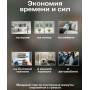 Электрический пароочиститель высокого давления с насадками RD-1811 2500Вт 1200мл