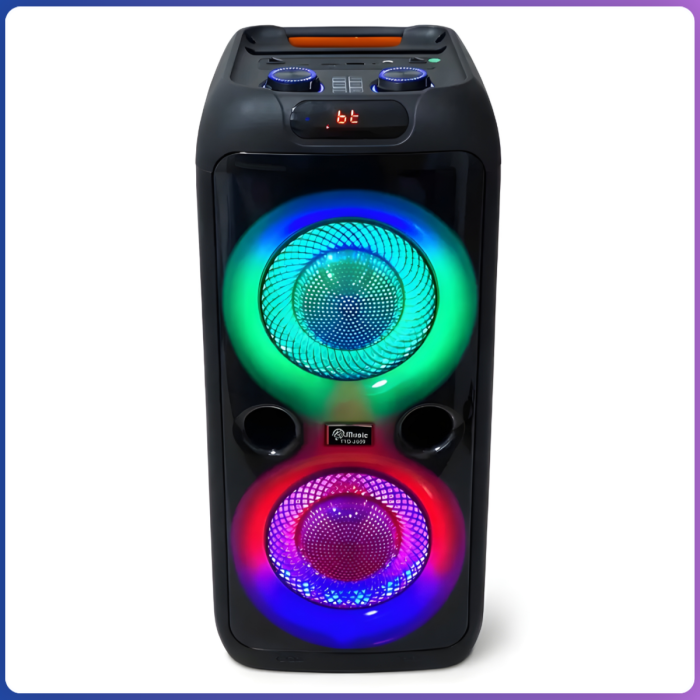 Колонка Bluetooth 20Вт з караоке мікрофоном та пультом управління та підсвічуванням TTD-2809