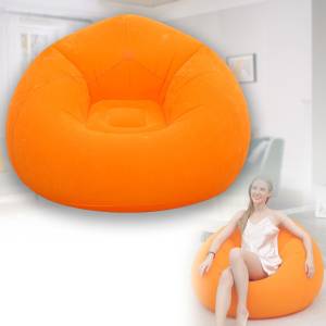 Надувне крісло 110х110х85 см з флокованим покриттям Sofa XL-1133