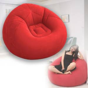 Надувне крісло 110х110х85 см з флокованим покриттям Sofa XL-1133