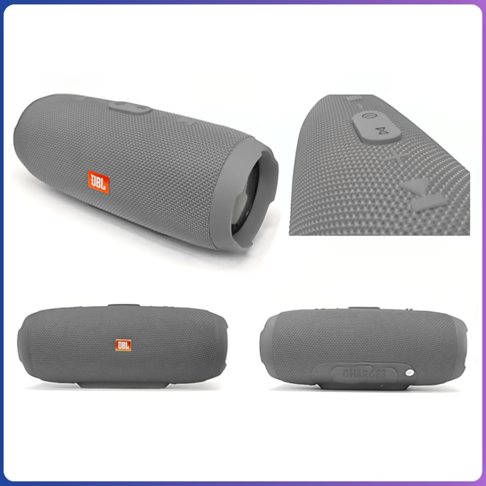 Bluetooth колонка з двома динаміками та підтримкою TF Charge-3 J003 20W Сірий
