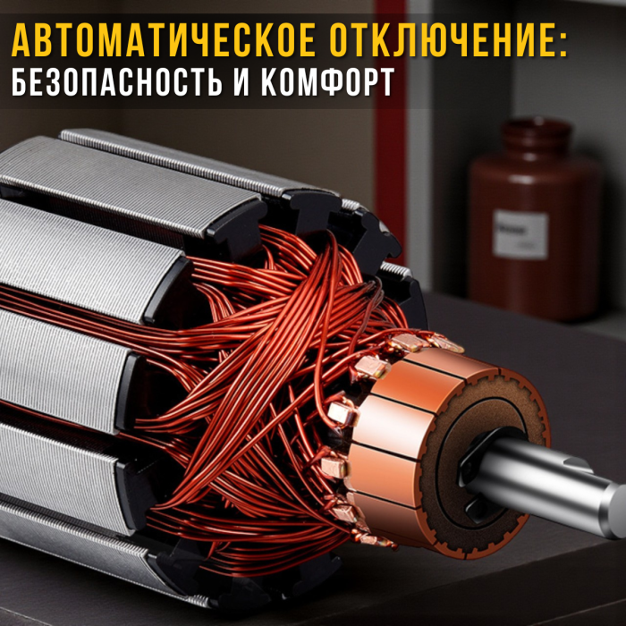 Автомобильный двухцилиндровый компрессор 85л/мин в кейсе с набором инструментов