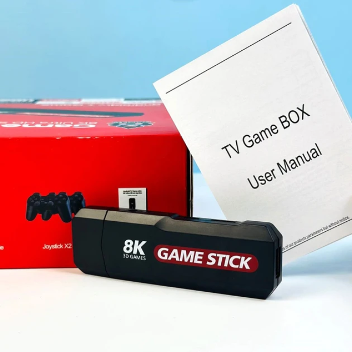Приставка USB к телевизору с 2 джойстиками и пультом 5G 8K HD 3D