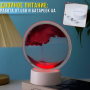 Настольная LED лампа-ночник "Песочные часы" с RGB подсветкой и сенсорным управлением