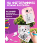 Дитячий цифровий фотоапарат з моментальним друком із вбудованим принтером для фото та відео A19 Рожевий