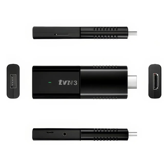 Приставка медіа-плеєр на Android 14 для TV з 2ГБ оперативної та 16ГБ вбудованої пам'яті TV Stick 4K