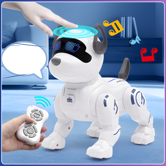 Собака-робот на радіокеруванні Intelligent Dog Робот зі звуковими та світловими ефектами