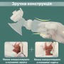 Молоковідсмоктувач електричний подвійний для грудного вигодовування Breast Pump RH228 Model 3 150мл