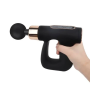 Портативный ручной массажер пистолет с 4 насадками Fascial Gun HB-007 Массажный перкуссионный пистолет