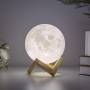 Настільний 3D-нічник із теплим/холодним білим світінням Magic Moon