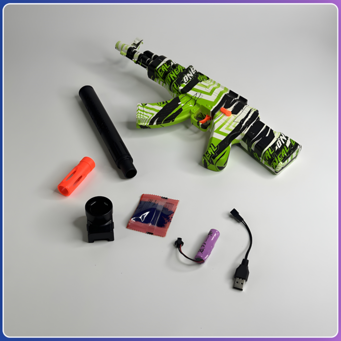 Дитячий акумуляторний бластер для орбізів з USB-зарядкою GUN TOYS WH10 Зелений