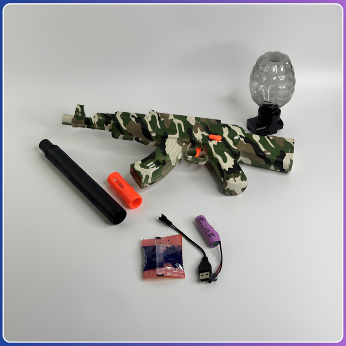 Дитячий акумуляторний бластер для орбізів з USB-зарядкою GUN TOYS WH10 Камуфляж