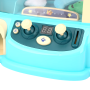Дитячий ігровий автомат із краном для лову іграшок Claw Machine BLUE Гра з світловими та звуковими ефектами