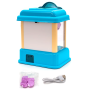 Дитячий ігровий автомат із краном для лову іграшок Claw Machine BLUE Гра з світловими та звуковими ефектами
