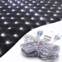 Гірлянда-сітка 100 LED прозорий провід 1.5х1.5м 220V Біле світло