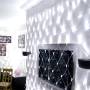 Гірлянда-сітка 100 LED прозорий провід 1.5х1.5м 220V Біле світло