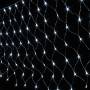 Гірлянда-сітка 100 LED прозорий провід 1.5х1.5м 220V Біле світло