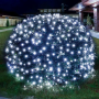 Гірлянда-сітка 100 LED прозорий провід 1.5х1.5м 220V Біле світло
