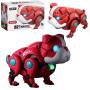 Танцюючий музичний Собака-робот з світловими ефектами Mecha Dog R11 Червоний
