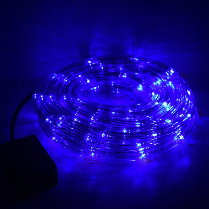 Вулична гірлянда “Дюралайт” 10 метрів 240 LED IP68 220V Синє світло