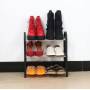 Підлогова пряма полиця-стелаж 3-рівнева для взуття Shoe Rack 45х19х42 см