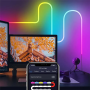 Светодиодная неоновая USB лента с управлением от телефона SFK-11 Bluetooth Гибкая светодиодная лента RGB 5м