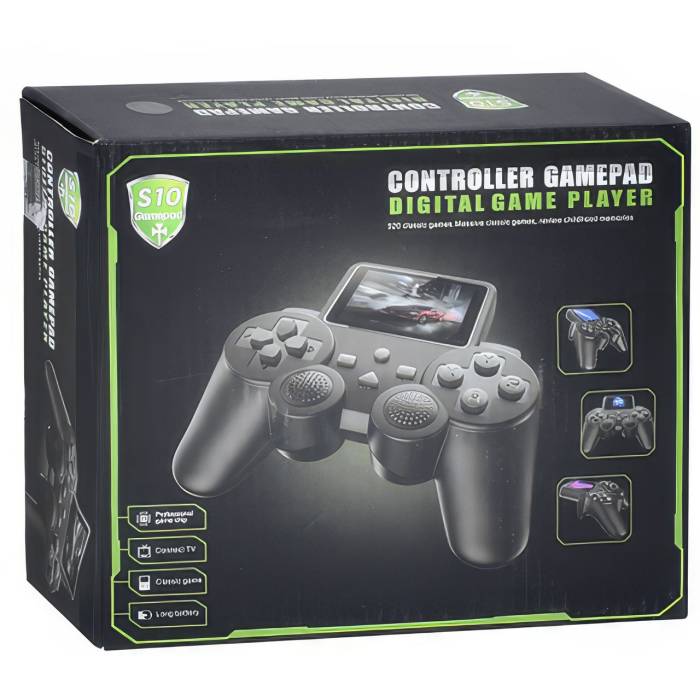 Приставка з екраном 2.4 дюйма та джойстиком Gamepad S10 Ігрова приставка на акумуляторі