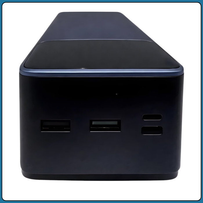 Повербанк 30000 mAh с встроенными кабелями Type-C и Lightning KP KPG-307 22.5W