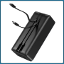 Повербанк 30000 mAh с встроенными кабелями Type-C и Lightning KP KPG-307 22.5W