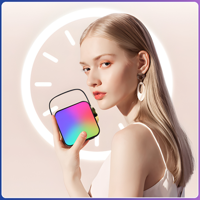 Портативна Bluetooth-колонка ZX-03 з двома мікрофонами та підсвічуванням 10W