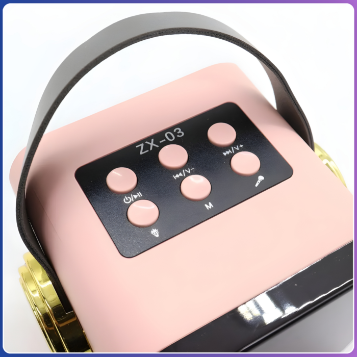 Портативна Bluetooth-колонка ZX-03 з двома мікрофонами та підсвічуванням 10W