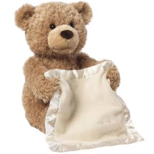 Дитяча музична м'яка іграшка у вигляді Милого Ведмедика Peekaboo Bear 30 см Інтерактивна м'яка іграшка