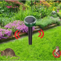 Ультразвуковий відлякувач для кротів та гризунів Garden Pro Відлякувач для саду на сонячній батареї
