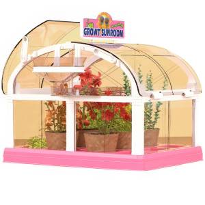 Дитяча іграшкова теплиця на 6 рослин Home made plant PINK Дитячий ігровий набір з теплицею та аксесуарами