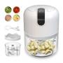 Міні-подрібнювач для продуктів з USB Intelligent Electric Garlic Machine RD-1019 Портативний блендер подрібни