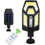 Вуличний світильник на сонячній батареї з датчиком руху Street Light HS-801 Автономний вуличний ліхтар