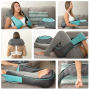 Універсальний роликовий масажер з підігрівом для шиї та спини Massage Shawl Роліковий вібромасажер для тіла