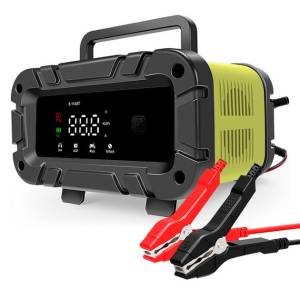 Розумний зарядний пристрій для акумулятора з дисплеєм Smart Car Battery TK400 12V 6A Заряджання для акумулятора