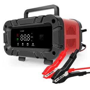 Розумний зарядний пристрій для акумулятора з дисплеєм Smart Car Battery TK400 12V 6A Заряджання для акумулятора