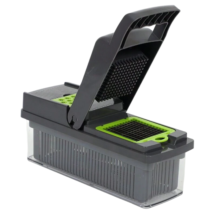 Багатофункціональна овочерізка зі змінними насадками 14в1 Vegetable Salad Cutter Терка для овочів з контейнером
