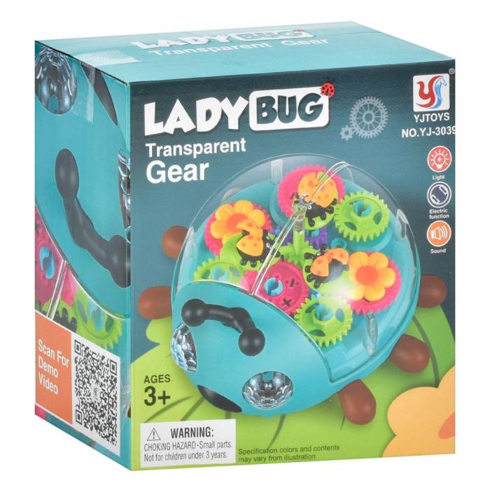 Музична іграшка для малюків з підсвічуванням на шестерні YJ-3039 Інтерактивна музична іграшка