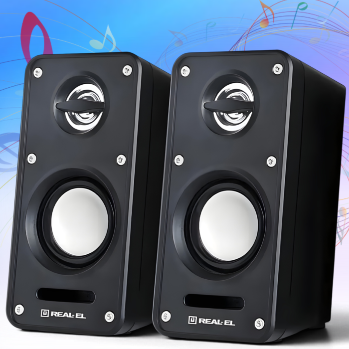 Комп'ютерні колонки V15 2.0 з USB-живленням та регулятором гучності 5W