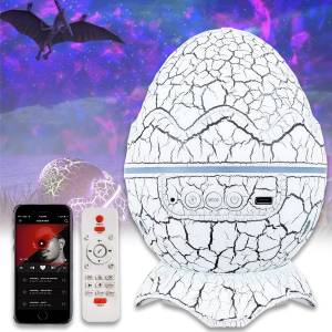 Музичний нічник-проектор зоряного неба з пультом Яйце Динозавра Dinosaur Egg AND LY-664