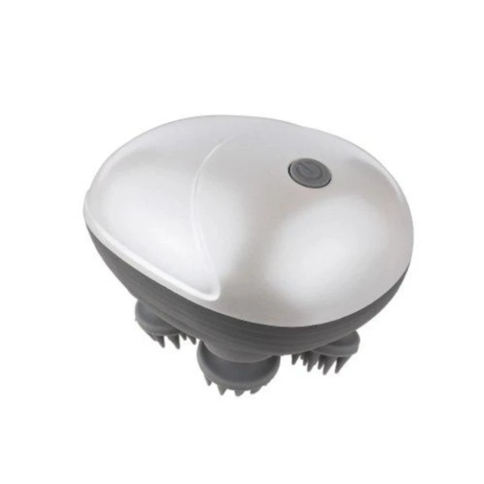 Портативный беспроводной массажер для головы Smart Scalp Massger Массажер для головы с силиконовыми насадками